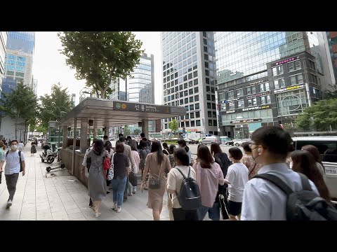 Видео: 【4K UHD】 Прогулка по Сеулу 🚶 - Seolleung (август 2021 г.) (EP.153)