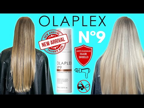 Видео: НОВАЯ сыворотка для волос OLAPLEX Nº9 Anti-Damage Protection | Как использовать в процессе укладк...