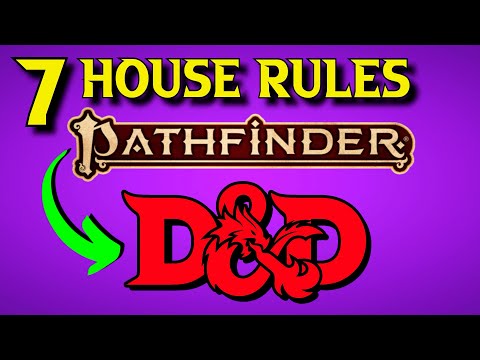 Видео: 7 вещей, которые Pathfinder сделал правильно | Homebrew Rules для D&D 5e