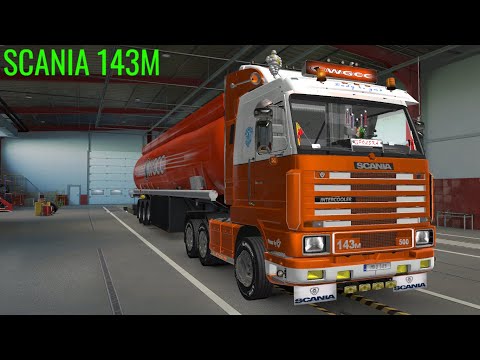 Видео: Euro Truck Simulator 2 Обзор мода (Scania 143m)