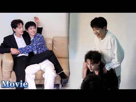 Видео: Закулисье ChiWei 💞 CEO слишком смел на коленях, младший покраснел 🔥