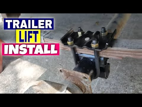 Видео: Подъемник для прицепа DEXTER TRAILER LIFT 6 X 12, переоборудование для кемпера, часть 32