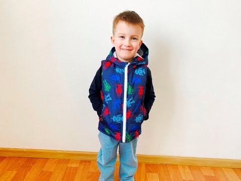 Видео: Детский утепленный жилет