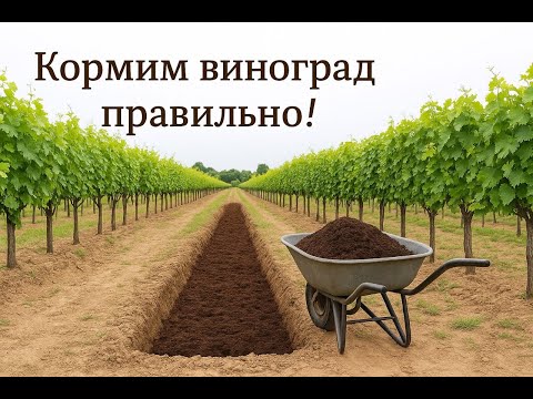 Видео: Кормим виноград правильно  Это знают только профи