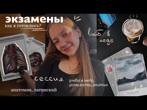 Видео: СЕССИЯ В МЕДЕ || ХОЖУ В ЗАЛ, ПЫТАЮСЬ УЧИТЬСЯ И ВСЕ УСПЕТЬ 🤯🥗🧘🏻‍♀️