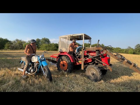 Видео: Летняя пахота трактором Шифенг 244!