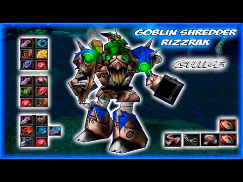 Видео: Goblin Shredder Rizzrak Guide | Как правильно использовать героя? Когда наступает его пик формы?