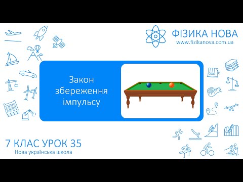 Видео: Фізика 7 НУШ. Урок №35. Закон збереження імпульсу