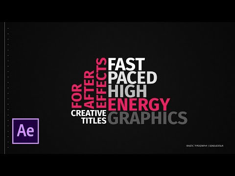 Видео: 3 метода кинетической типографики в After Effects