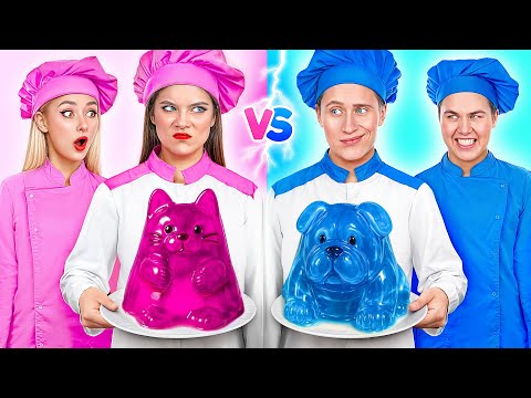 Видео: Кулинарный Челлендж: Мальчики VS Девочки | Фантастические Лайфхаки с Едой от Multi DO Challenge