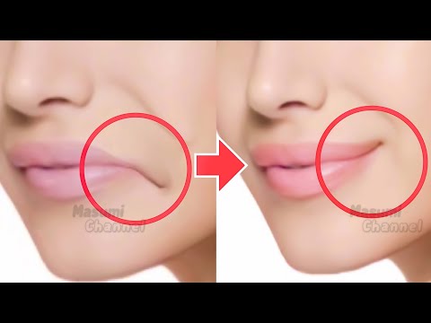 Видео: Упражнения для удаления жира! Поднимите уголок рта, чтобы не провисать.