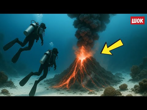 Видео: 🔥Археологи обнаружили вулкан на дне океана. Двое из них нырнули внутрь и потеряли сознание