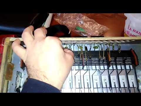 Видео: Проблема узла левой механики аккордеона "Weltmeister stella"3/4
