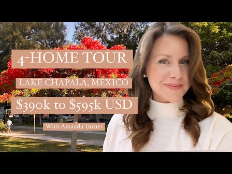 Видео: Тур по 4 домам — озеро Чапала, Мексика — недвижимость в Ахихике
