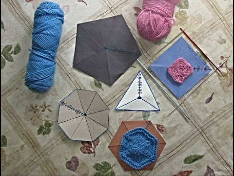 Видео: Урок вязаного пэчворка N28. Формулы вывязывания многоугольников-круговым способом.