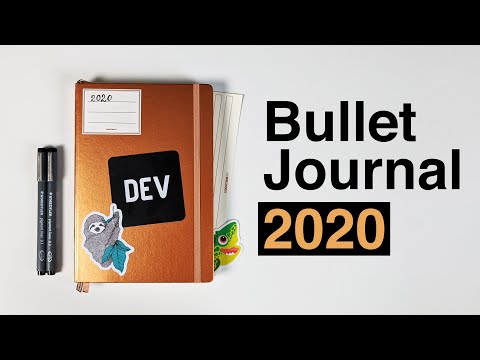 Видео: Мой ежедневник | Мужской взгляд на Bullet Journal 2020 | Минималистичный BuJo