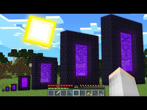 Видео: Я НАШЕЛ АДСКИЕ ПОРТАЛЫ ВСЕХ РАЗМЕРОВ В МАЙНКРАФТ 100% Троллинг Ловушка Minecraft
