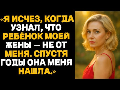 Видео: «Я исчез, когда узнал, что ребёнок моей жены — не от меня. Спустя годы она меня нашла.»