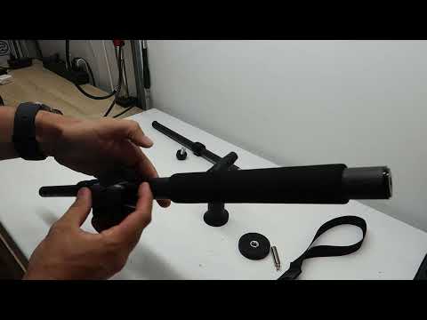 Видео: Подготовка монопода C-333 для телескопической штанги металлоискателя.