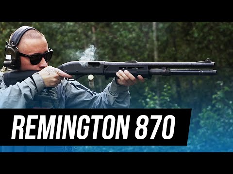 Видео: Сравниваем огнестрельный Remington M870 со страйкбольным