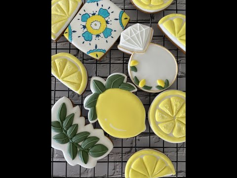 Видео: Lemon Decorated Cookies| Bridal shower cookies| Пряники лимоны| #bridalshowercookies