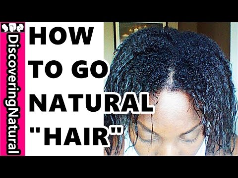 Видео: Как стать естественным и перейти к натуральному цвету волос, не обрезая их (Big Chop)