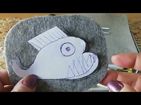 Видео: Рыба монстр.  Брошь.  Fish monster. Brooch