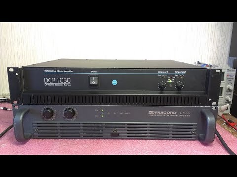 Видео: RCF DCA 1050 - Обзор измерение мощности усилителя