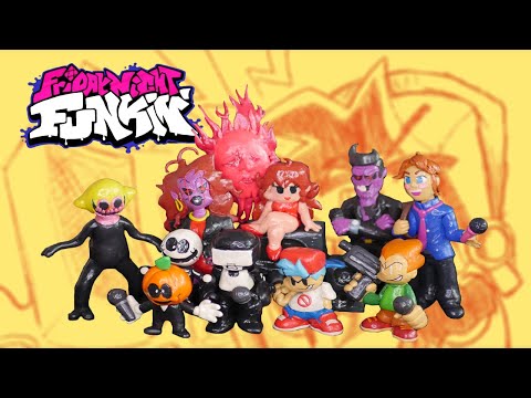 Видео: Обзор Фигурок Friday Night Funkin Из Пластилина