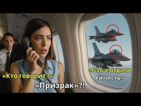 Видео: Она молчала весь полёт — пока пилоты F-16 не услышали её голос и не застыли в воздухе.