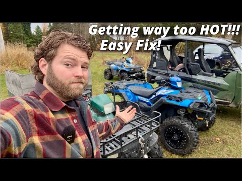 Видео: Перегрев Polaris Sportsman 1000 XP...Надеюсь, двигатели не пострадали!