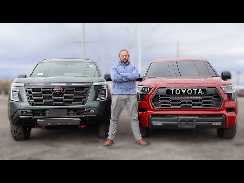 Видео: Nissan — это НОВАЯ Toyota! // Armada PRO-4X 2026 года против НОВОЙ Sequoia TRD PRO//