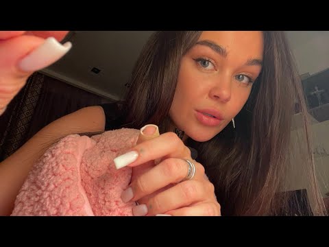 Видео: АСМР перед сном ✨неразборчивый шепот/ Визульные триггеры