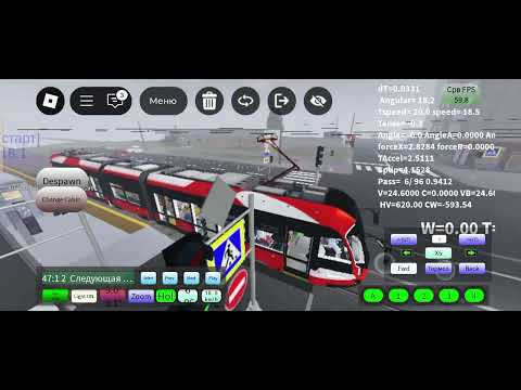 Видео: В Roblox симулятор трамвая СПБ весна