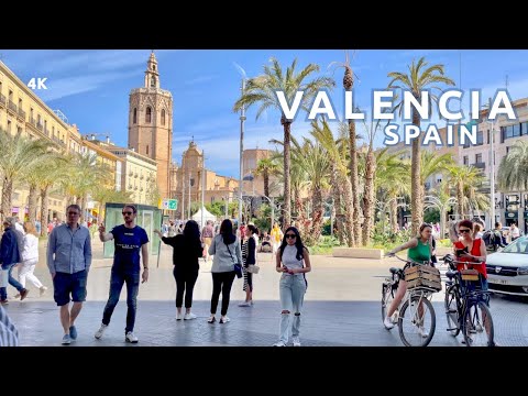 Видео: Валенсия 🇪🇸 Лучший город Испании? Пешеходная экскурсия в формате 4K HDR — апрель 2023 г.