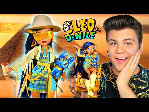 Видео: НОВИНКА! Клео Де Нил 💎 Monster High G3 Cleo De Nile Обзор и Stop Motion