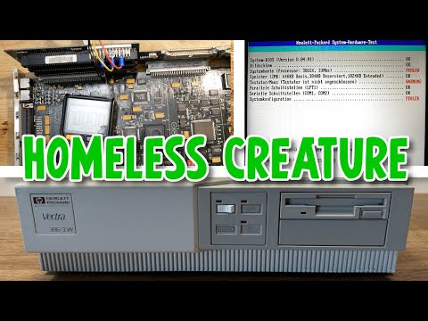 Видео: Взгляд на материнскую плату HP Vectra 386/33N