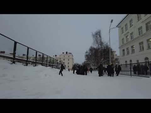Видео: Прогулка по Североморску 22 января 2024 года [4K]. Часть 1.
