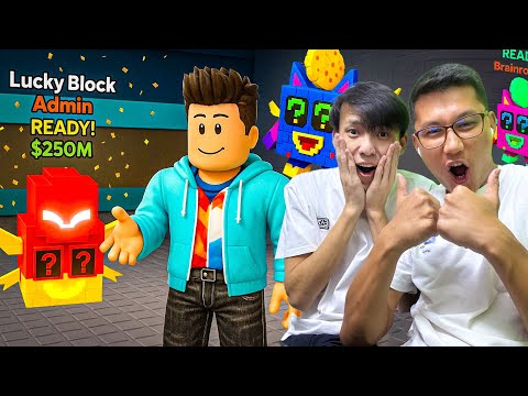 Видео: Лаки блок ашып жарыстық (Roblox)