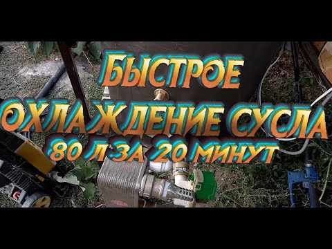 Видео: Охлаждение сусла Чиллер Теплообменник противоточный 2020