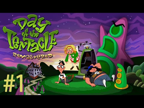 Видео: ДЕНЬ ЩУПАЛЬЦА ➤ DAY OF THE TENTACLE REMASTERED ПРОХОЖДЕНИЕ #1