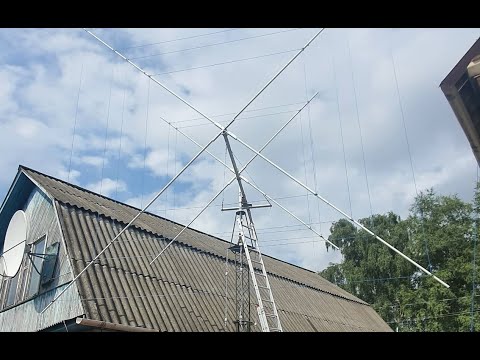 Видео: Антенна квадраты на КВ