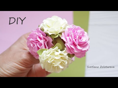 Видео: ОНИ НЕРЕАЛЬНЫЕ 😍😍😍 Удивительные цветы из фоамирана🌸 Розы 🌸 Аксессуары