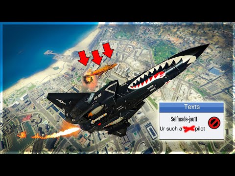 Видео: Незаметные троллинговые истребители F-160 Raiju в GTA Online!