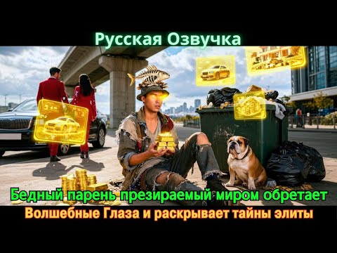 Видео: Бедный парень презираемый миром обретает Волшебные Глаза и раскрывает тайны элиты #Новые фильмы 2025
