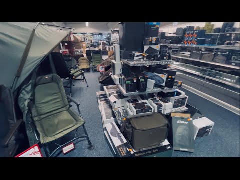 Видео: Самый большой, сетевой,рыболовный магазин в Германии. Карпшопинг.