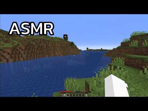 Видео: ASMR minecraft | строим домик на выживании