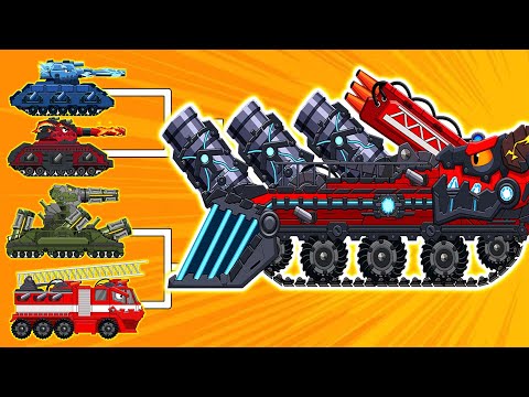 Видео: Трансформеры Танк История Советского Союза - Танковая Армия Против Огненного Быка Спасательный Танк