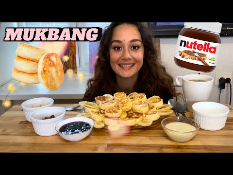 Видео: MUKBANG СЫРНИКИ С НУТЕЛЛОЙ🍫, СМЕТАНОЙ 🥛, СГУЩЕНКОЙ🍨 ДРУЖБА В НАШЕЙ ЖИЗНИ 💔
