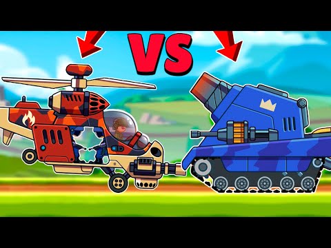 Видео: ТАНК СТАЛКЕР VS ТАНК ЧОНК! КАКОЙ ТАНК ПОБЕДИТ? Танки Hills of Steel